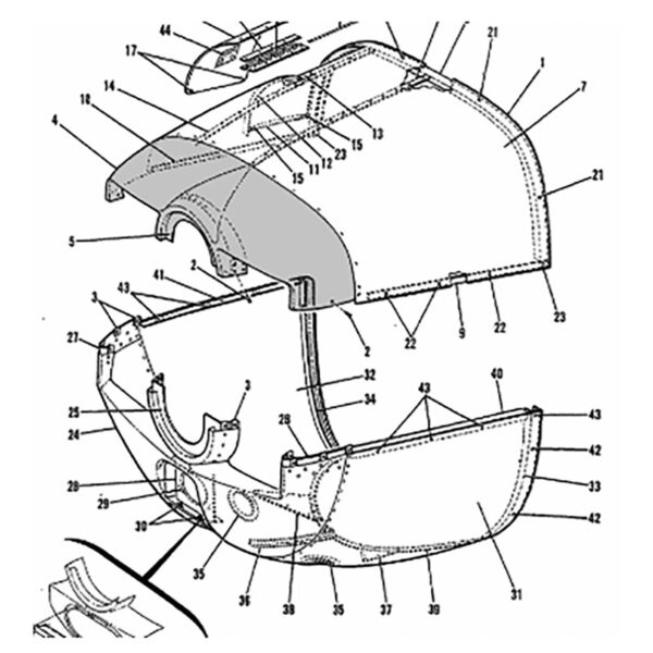 Cessna 150 and 172 Cowling Parts - AeroComposites LLC