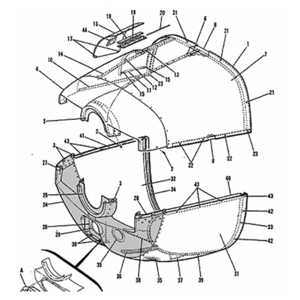 Cessna 150 and 172 Cowling Parts - AeroComposites LLC